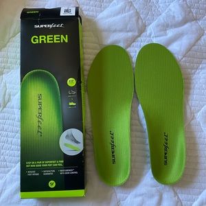 NWT! Superfeet GREEN - size 8.5-10